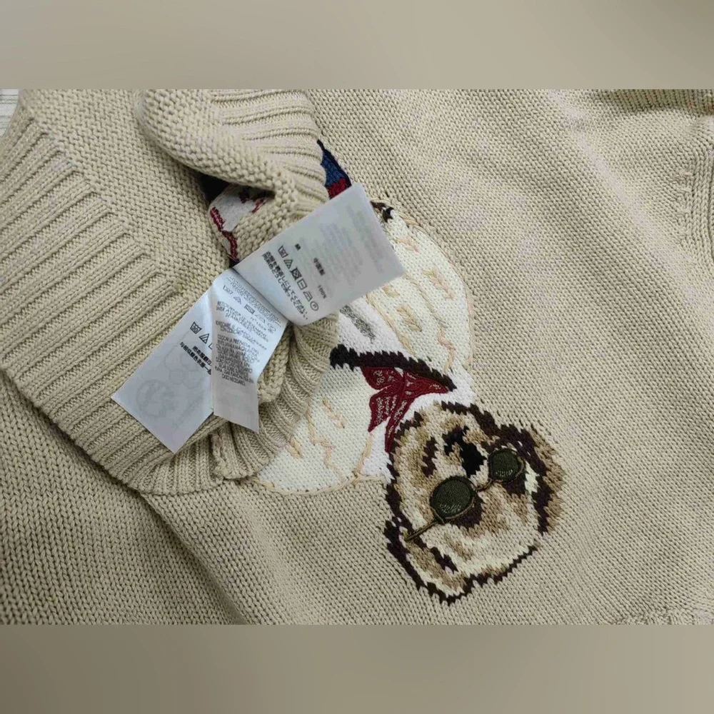 Ralph Lauren Embroidered Bear Sweater - Classic Chic - Picture 3 of 9